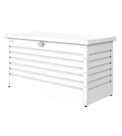 Online Baule da esterno impermeabile "130" in acciaio zincato bianco 460 lt 134x62x71 cm - cod. 61040 Contenitori Da Esterno