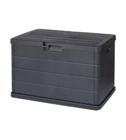 New Baule da esterno multiuso "beta" in polipropilene antracite 78x55x52 cm Contenitori Da Esterno