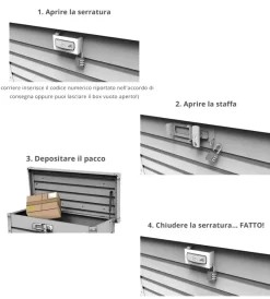 Online Baule postale per pacchi impermeabile