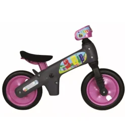 New Bellelli bicicletta senza pedali b-bip grigia-rosa Bici
