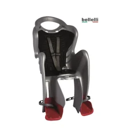 New Bellelli seggiolino bici posteriore mr fox argento Bici
