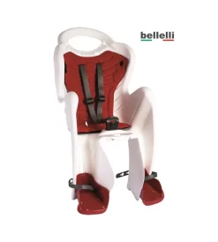 Bici|Bellelli seggiolino bici posteriore mr fox bianco rosso