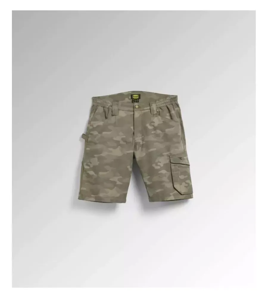Pantaloni|Pantaloni- Bermuda poly camo grigio tag.xxl
