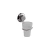 Accessori Bagno|Bestlock porta spazzolini con fissaggio a ventosa.
