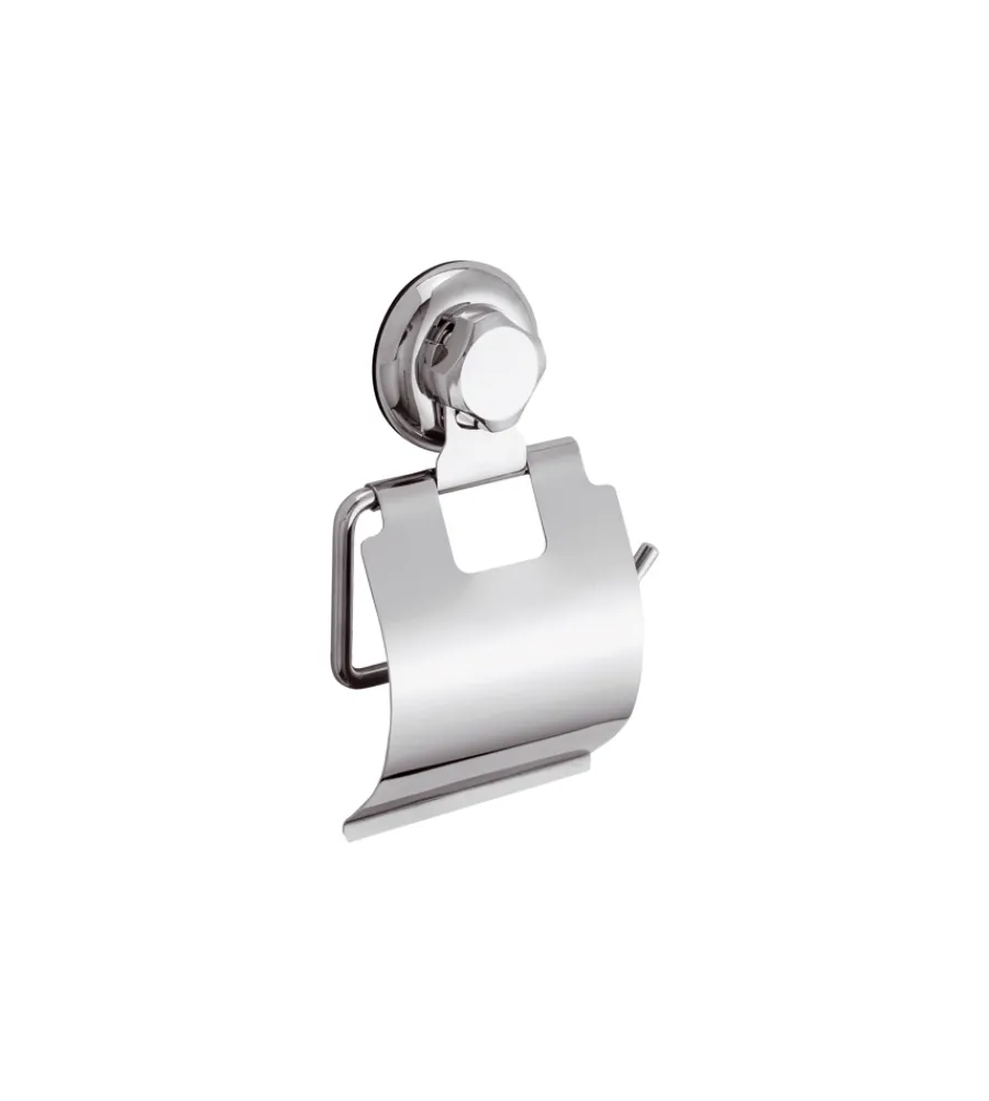 Accessori Bagno- Bestlock supporto per carta igienica con fissaggio a ventosa.