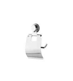 Accessori Bagno- Bestlock supporto per carta igienica con fissaggio a ventosa.