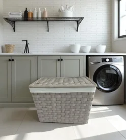 Accessori Bagno-Easy System Beule con ruote in tnt beige 64x45x51 cm