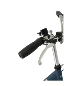 Bici Elettriche- Bici elettrica e-bike city fold green nera con pedalata assistita,  autonomia 20 km  e pieghevole