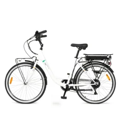 Bici elettrica i-bike "city easy urban" 26" 45 km bianca Bici Elettriche