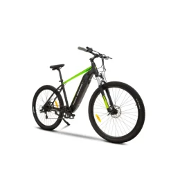 Bici Elettriche- Bici elettrica mountain bike mtb e-bike performance green con bluetooh- argento