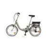 Bici Elettriche|Bici elettrica pieghevole i-bike "fold green" 20" 20 km verde