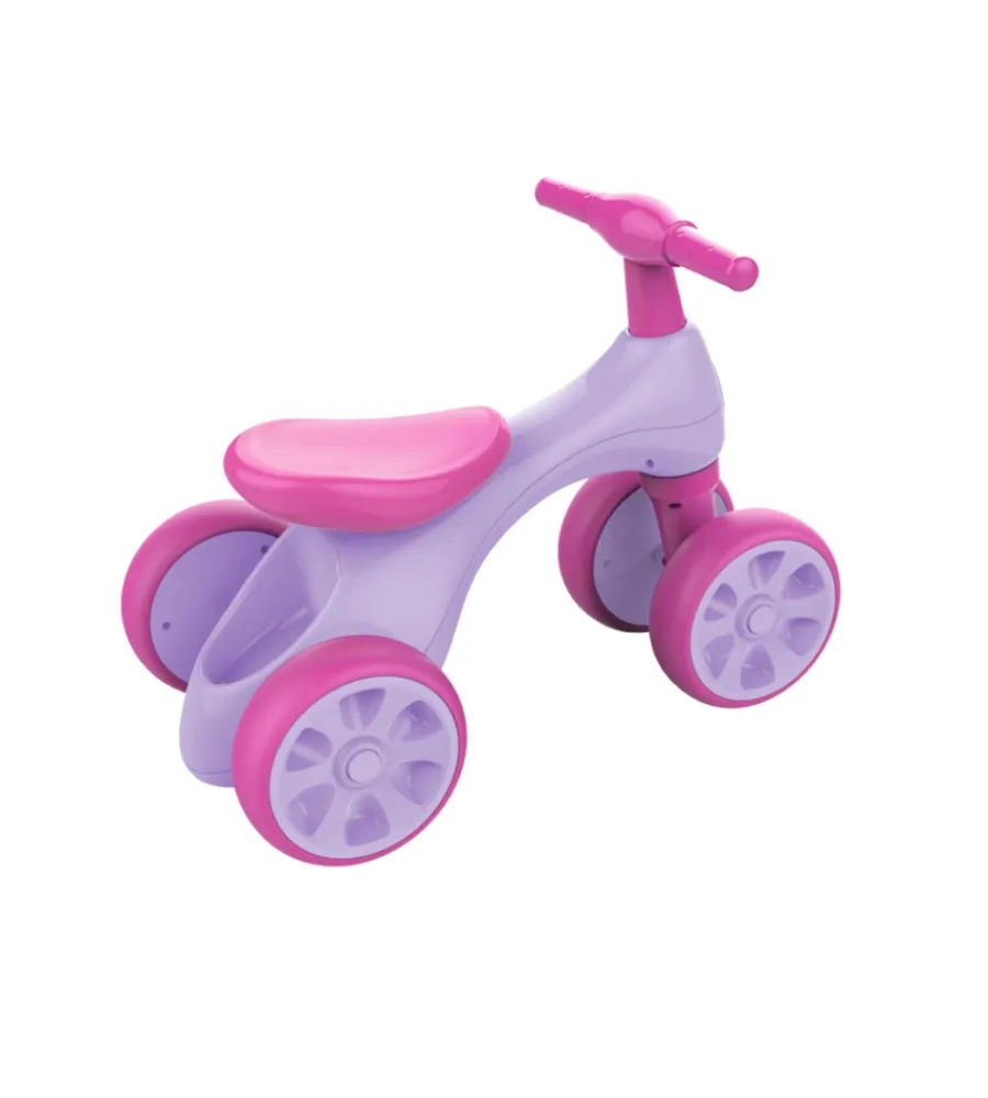 Giochi E Casette Bimbo- Bici pedagogica quad con 4 ruote, colore rosa
