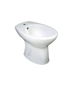 Ceramiche E Accessori-Idro-Bric Bidet a terra in ceramica bianco "serie idro".