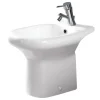Ceramiche E Accessori|Bidet a terra in ceramica bianco "serie touring".