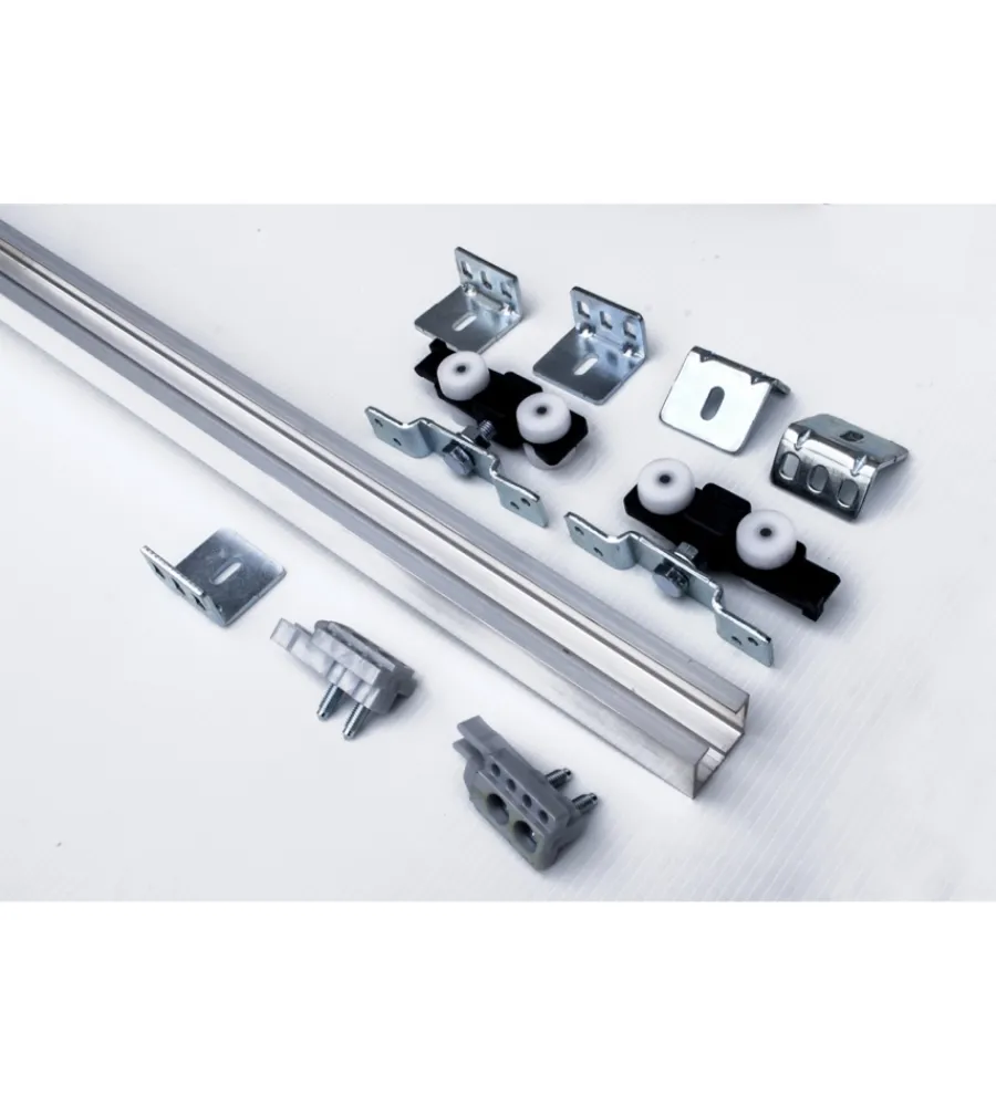 Outlet Binari per porte scorrevoli portata 40 kg. (rif. 6) Ferramenta Per Mobili E Infissi