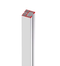 Porte, Scale E Pavimenti-Forte Binario di scorrimento per porte bianco 180 cm