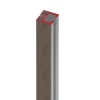 Forte Porte, Scale E Pavimenti|Binario di scorrimento per porte rovere tortora 180 cm
