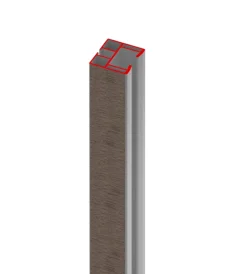 Forte Porte, Scale E Pavimenti|Binario di scorrimento per porte rovere tortora 180 cm
