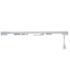 Tessile D'Arredo|Binario in acciaio estensibile da 170 a 300 cm.
