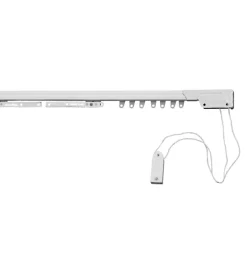 Tessile D'Arredo|Binario in acciaio estensibile da 170 a 300 cm.