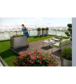 Biohort Coltivazione E Cura|aiuola "belvedere" mis.s grigio scuro