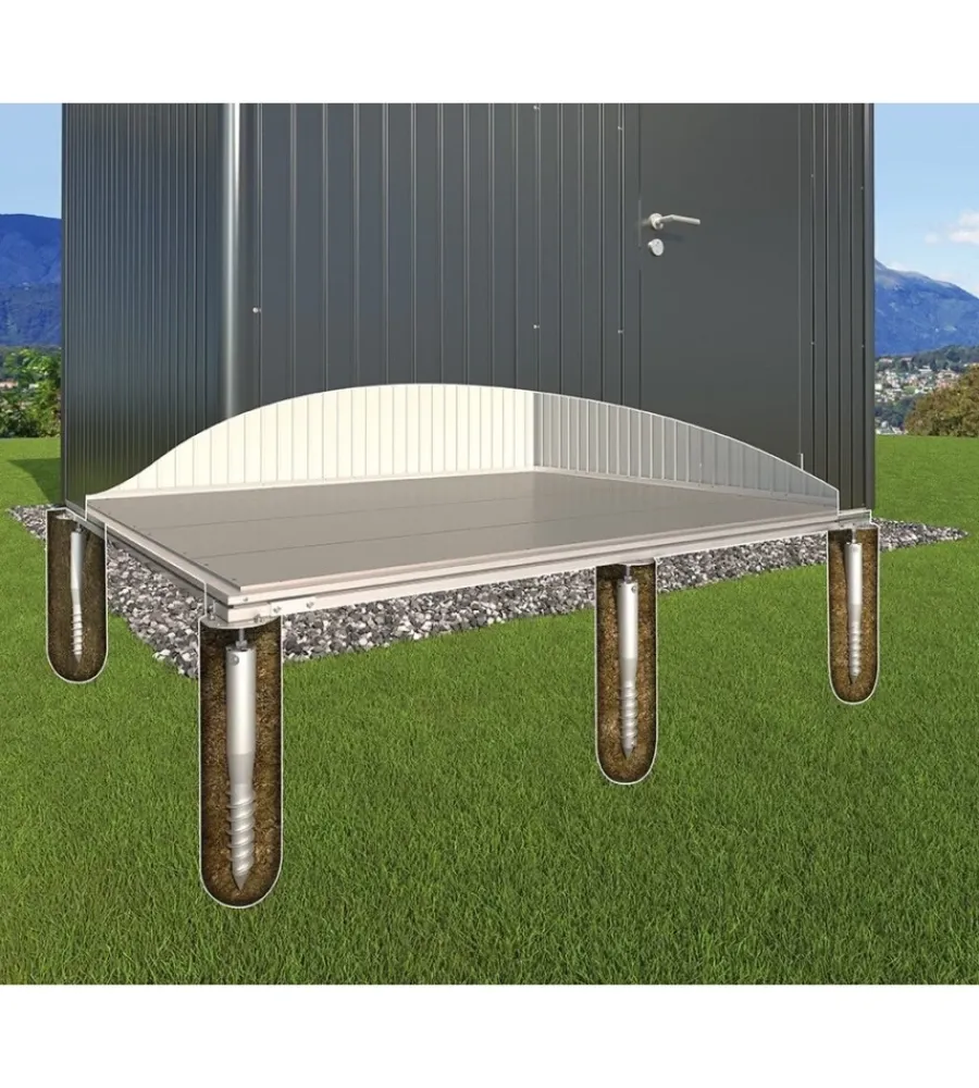 Biohort Casette Da Giardino|smartbase plus per casetta attrezzi neo 2a/2b
