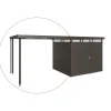 Casette Da Giardino-Biohort tetto laterale casetta highline mis. h2 grigio scuro