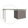 Casette Da Giardino-Biohort tetto laterale casetta highline mis. h3 grigio quarzo