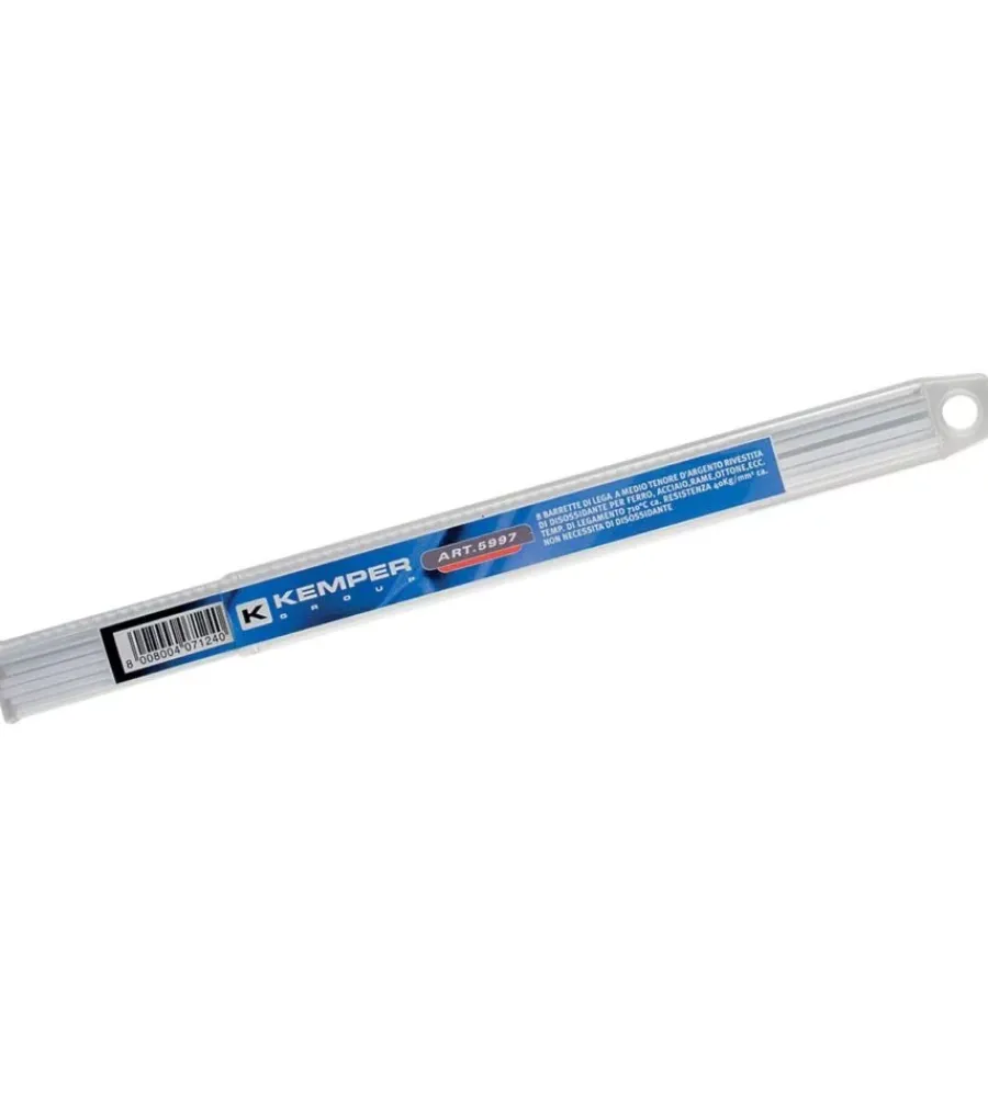 Saldatrici|Blister 8 barrette lega x saldatura