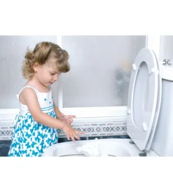 Sicurezza Infantile|Blocca asse wc a scatto