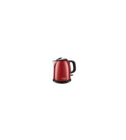 Online Bollitore elettrico in acciaio inossidabile rosso, 1 litro - russel hobbs Piccoli Elettrodomestici