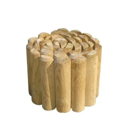 Reti, Recizioni E Cancelli Per Giardino- Bordatura da giardino in legno di pino per aiuole 200x5x20 cm