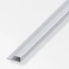 Alfer aluminium Ferramenta Per Mobili E Infissi|Bordo alluminio arg  15 x 9 aa sv - 2 metri.
