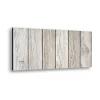 Decorazione Pareti- Bordo paraschizzi in alluminio legno 2 pezzi, 24x48 cm