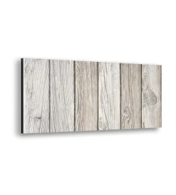 Decorazione Pareti- Bordo paraschizzi in alluminio legno 2 pezzi, 24x48 cm