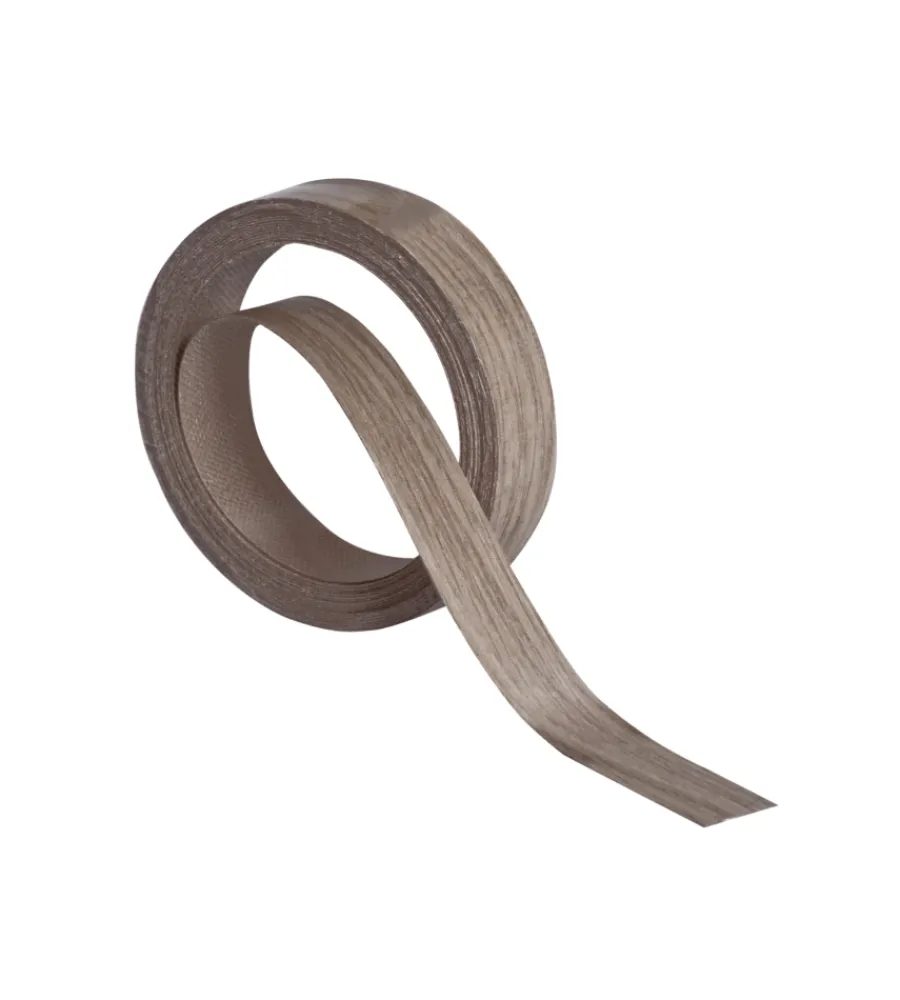 Bordi Per Pannelli|Bordo preincollato colore rovere grigio 19 x 5000 mm