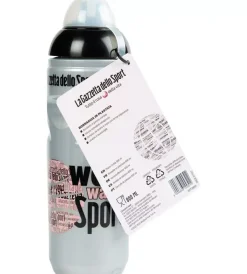 Bici- Borraccia per bicicletta gazzetta dello sport grigio perlato in plastica, 800 ml