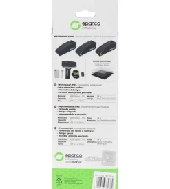 Sparco Bici|Borsa da telaio per bici in nylon , 21,5x5,5x8,5 cm