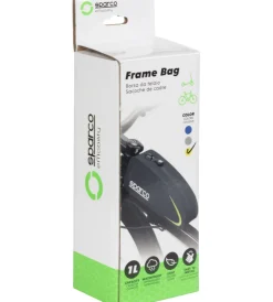 Sparco Bici|Borsa da telaio per bici in nylon , 21,5x5,5x8,5 cm