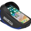 Sparco Bici|Borsa porta cellulare per bici in microfibra, 19x11x5,5 cm