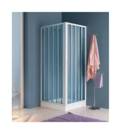 Sale Box doccia ad angolo con ante pieghevoli in pvc  80 - 90. Docce E Accessori