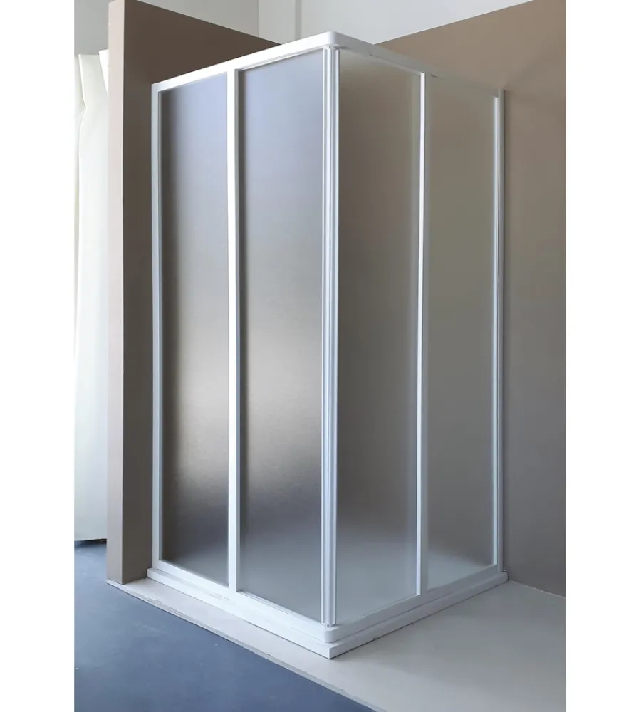 Docce E Accessori- Box doccia angolare a 4 ante