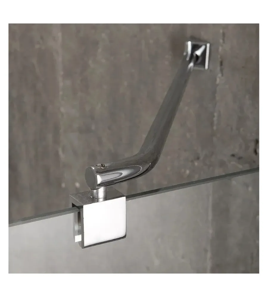 Docce E Accessori- Box doccia "stella" alluminio cromato, 70x90x190 cm