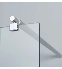 Docce E Accessori- Box doccia walk-in cromo 6mm, 100x190 cm