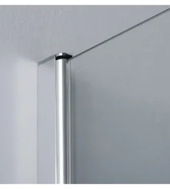 Docce E Accessori- Box doccia walk-in cromo 6mm, 100x190 cm