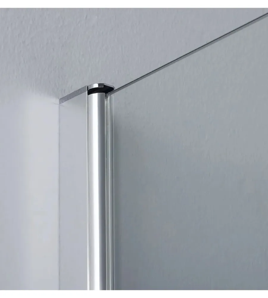 Docce E Accessori- Box doccia walk-in cromo 6mm, 90x190 cm