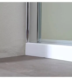 Docce E Accessori- Box doccia walk-in cromo 6mm, 90x190 cm