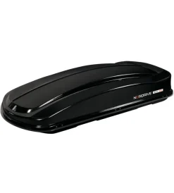 Box tetto per auto 430 litri in abs nero lucido - n60012 Portaggio