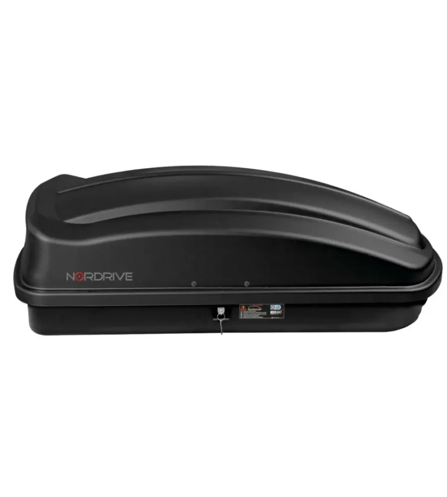 Nordrive Portaggio|Box tetto per auto 333 litri in abs nero goffrato - n60033