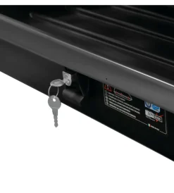 Nordrive Portaggio|Box tetto per auto 333 litri in abs nero goffrato - n60033